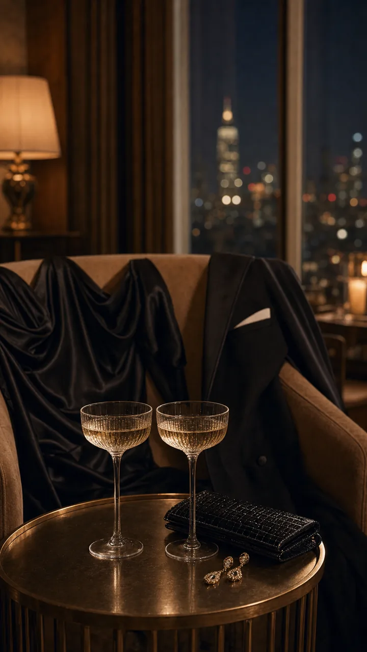 After-event still life in the suite